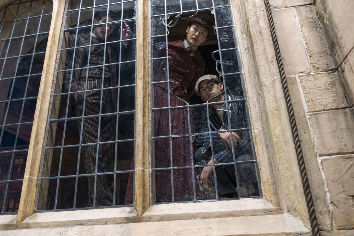 Prime Video_Young Sherlock_S1_Hero Fiennes Tiffin_Dónal Finn_Zine Tseng (Photo credit_ Dan Smith)