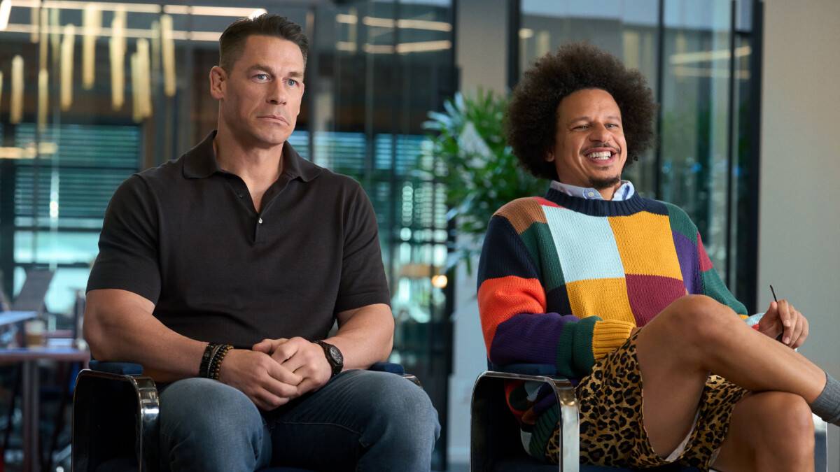 Little Brother. (L to R) John Cena as Rudd Randy, Eric Andre as Marcus. Cr. Clifton Prescod/Netflix © 2025