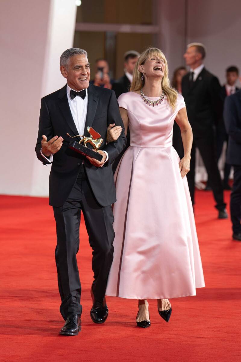 George Clooney e Laura Dern a Venezia 83 foto Martina Dalla Palma per Think Movies