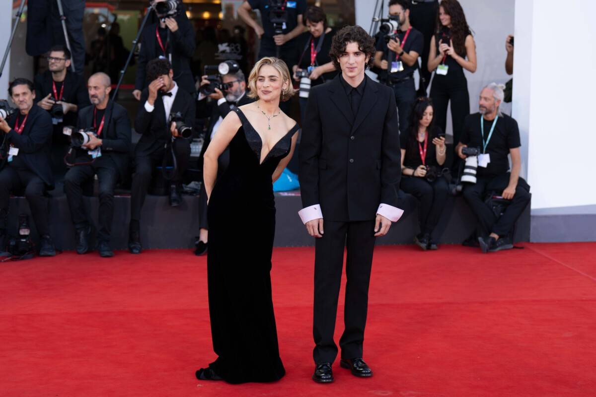 Nicolas Maupas e Greta Scarano a Venezia 2026 - foto Martina Dal Piano per Think Movies