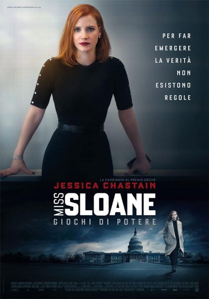 MISS SLOANE un film di John Madden con Jessica Chastain, disponibile su Amazon Prime Video