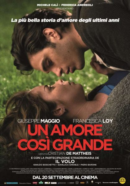 UN AMORE COSI’ GRANDE, il poster ufficiale del film con la partecipazione de IL VOLO