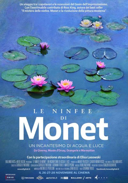 “LE NINFEE DI MONET. UN INCANTESIMO DI ACQUA E DI LUCE”: il TRAILER