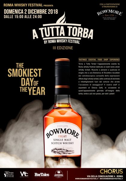 “A TUTTA TORBA!”: terza edizione organizzata da Roma Whisky Festival