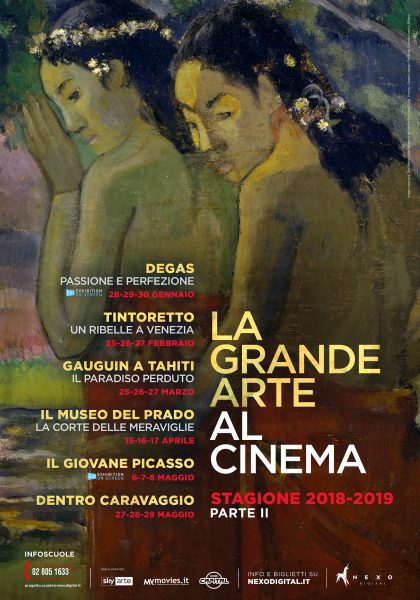 LA GRANDE ARTE AL CINEMA: STAGIONE 2019