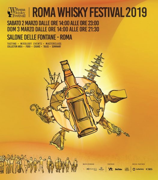 “ROME WISKY FESTIVAL”: ottava edizione con masterclass e degustazioni