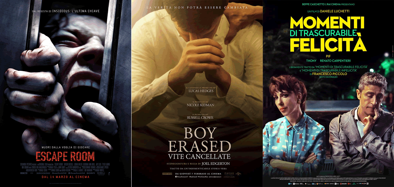 FILM IN USCITA QUESTA SETTIMANA.