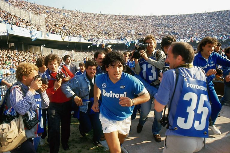 Diego Maradona_Stadio San Paolo@Alfredo Capozzi