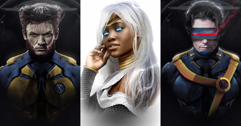 X- Men: Jensen Ackles, Lupita Nyong’o e Taron Egerton nei panni dei mutanti Ciclope, Tempesta e Wolwerine nella fan art di BossLogic.