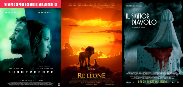 FILM IN USCITA QUESTA SETTIMANA.