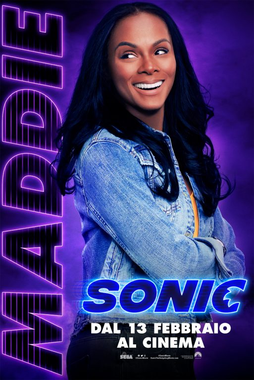 sonic il film character poster
