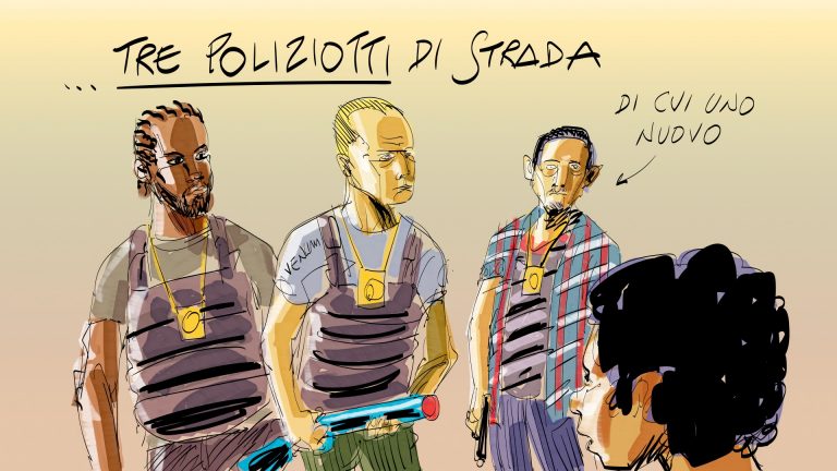 “I Miserabili”, il Cartoon di Makkox per il film di Ladj Ly dal 18 maggio si Miocinema e Sky Primafila Premiere