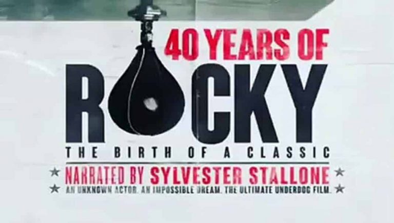 “40 Years of Rocky: The Birth of a Classic”, il documentario con gli aneddoti, le curiosità e il dietro le quinte dell’epica saga narrato da Sylvester Stallone