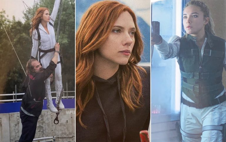 “Black Widow”: Scarlett Johansson, Florence Pugh e gli altri protagonisti in azione nelle nuove immagini