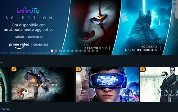 Amazon Prime Video Channels arriva in Italia oggi 4 novembre
