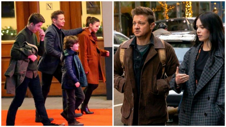 “Hawkeye”: nelle Nuove Immagini e Video Clint assieme alla famiglia, Kate e Lucky the Pizza Dog