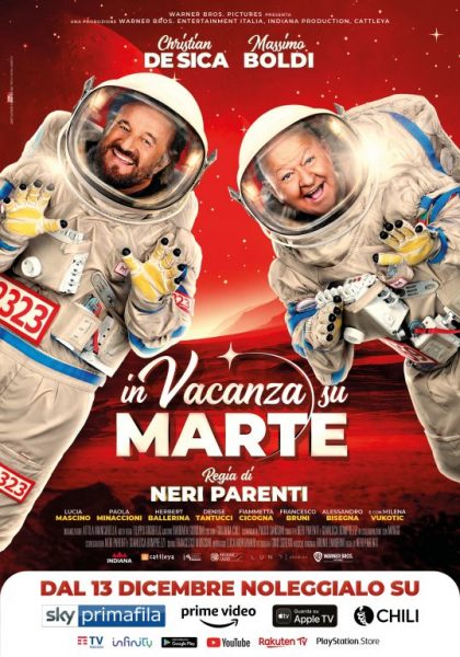 “In Vacanza su Marte”: il Poster, il Trailer e le Prime Immagini del nuovo film con Christian De Sica e Massimo Boldi dal 13 dicembre in digitale