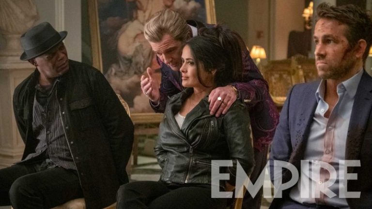 “The Hitman’s Wife’s Bodyguard”: Samuel L. Jackson, Ryan Reynolds, Salma Hayek e Antonio Banderas nella Prima Immagine Ufficiale del sequel