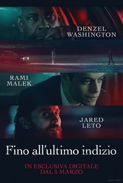 “Fino all’ultimo indizio”: dal 5 marzo in esclusiva digitale il thriller con Denzel Washington, Rami Malek e Jared Leto