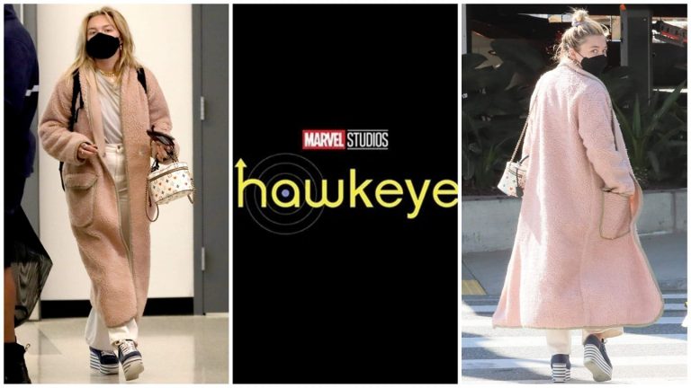 “Hawkeye”: Florence Pugh sbarca ad Atlanta per le riprese delle serie Marvel