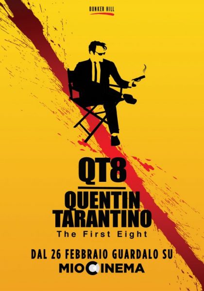 MioCinema: arriva dal 26 febbraio il documentario “QT8 – TARANTINO” – il Poster e il Trailer