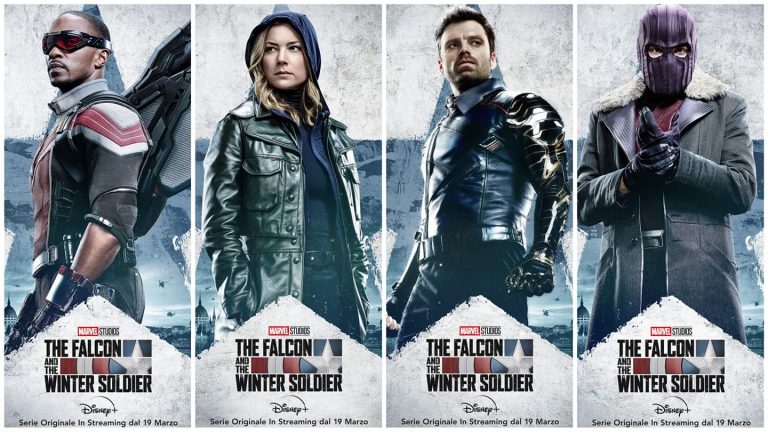 “The Falcon and the Winter Soldier”: i Character Poster ufficiali dello show dal 19 marzo su Disney+ e il Nuovo Trailer di “Marvel Studios Legends”