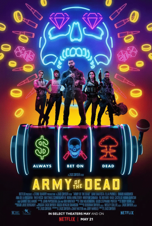 “Army of the Dead”: il vivace Poster e le Nuove Immagini del film diretto da Zack Snyder