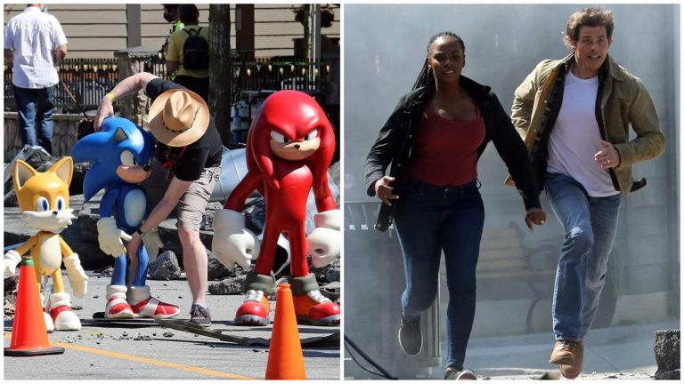 “Sonic the Hedgehog 2”: nelle immagini dal set anche Tails e Knuckles