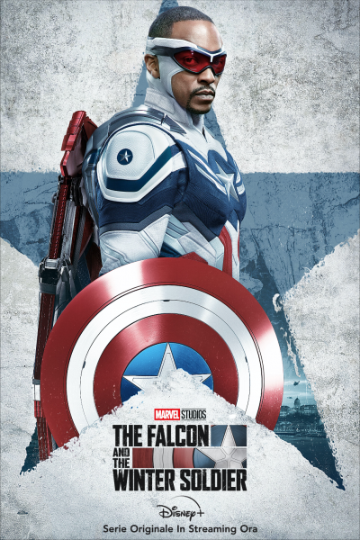 Sam Wilson è Captain America nel finale di “The Falcon and The Winter Soldier” e nel Nuovo Poster