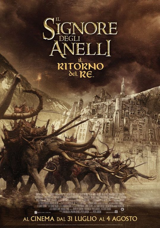 IL SIGNORE DEGLI ANELLI: IL RITORNO DEL RE