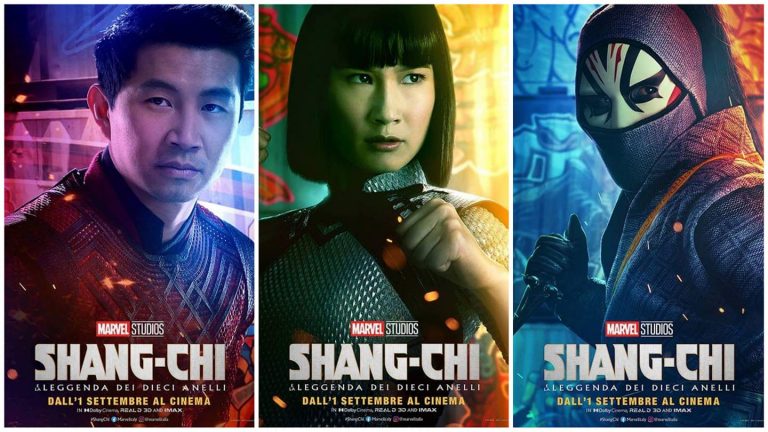 “Shang – Chi e la leggenda dei dieci cerchi”: i Character Poster dedicati ai protagonisti del film al cinema dal 1° settembre