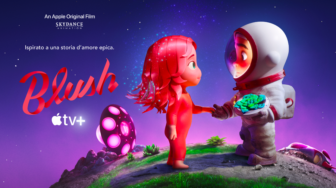 “Blush”: la Locandina e il Trailer del nuovo cortometraggio animato dal 1° ottobre su Apple TV+