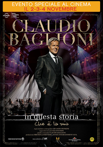 “CLAUDIO BAGLIONI – IN QUESTA STORIA CHE E’ LA MIA”