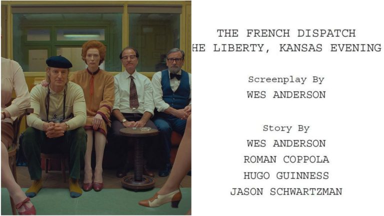 The French Dispatch: la sceneggiatura del film di Wes Anderson