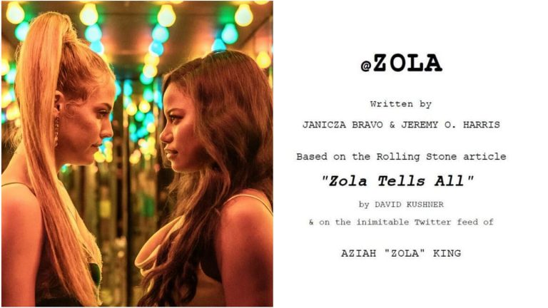 Zola: la sceneggiatura del primo film basato su un thread di Twitter