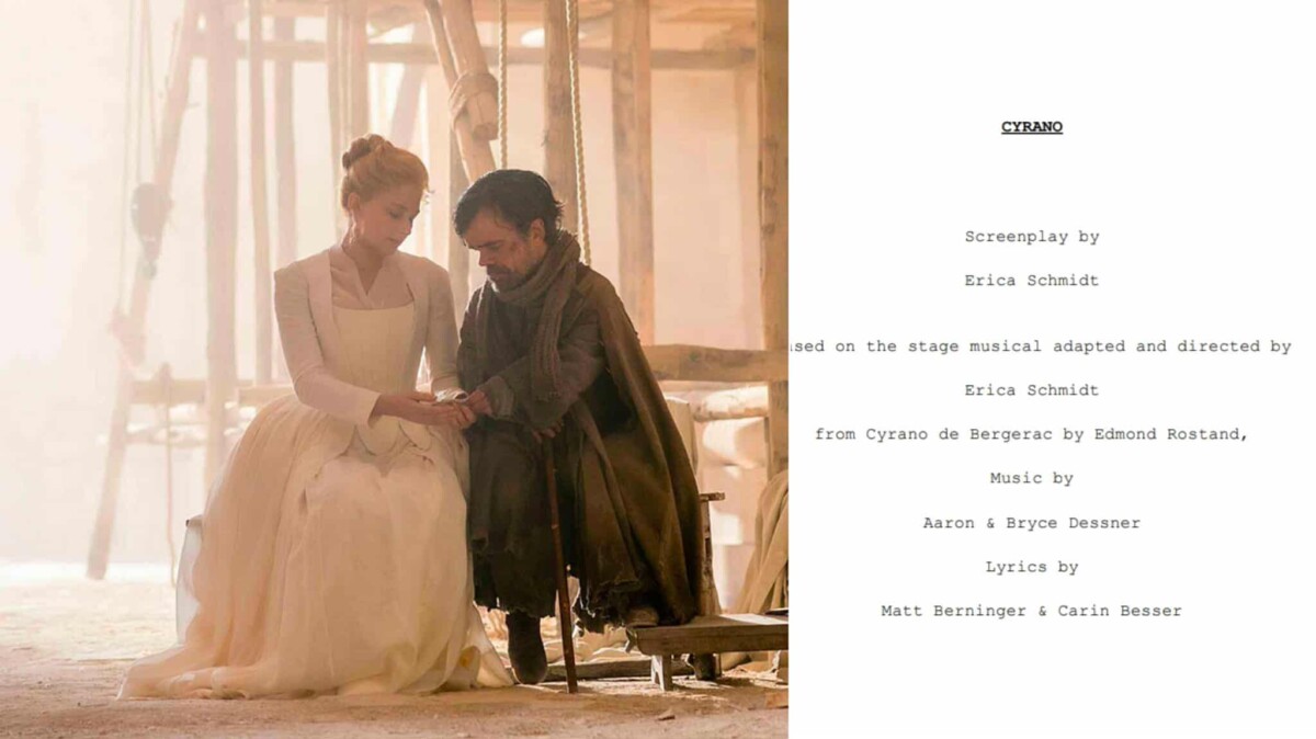 immagine film e sceneggiatura film cyrano di joe wright