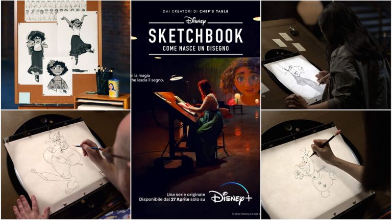 “Sketchbook – Come nasce un disegno”: il Poster e il Trailer della serie dal 27 aprile su Disney+