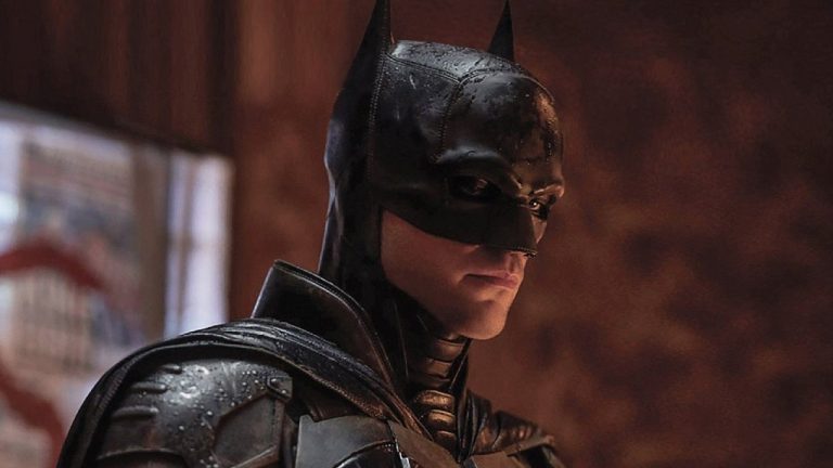Batman in primo piano
