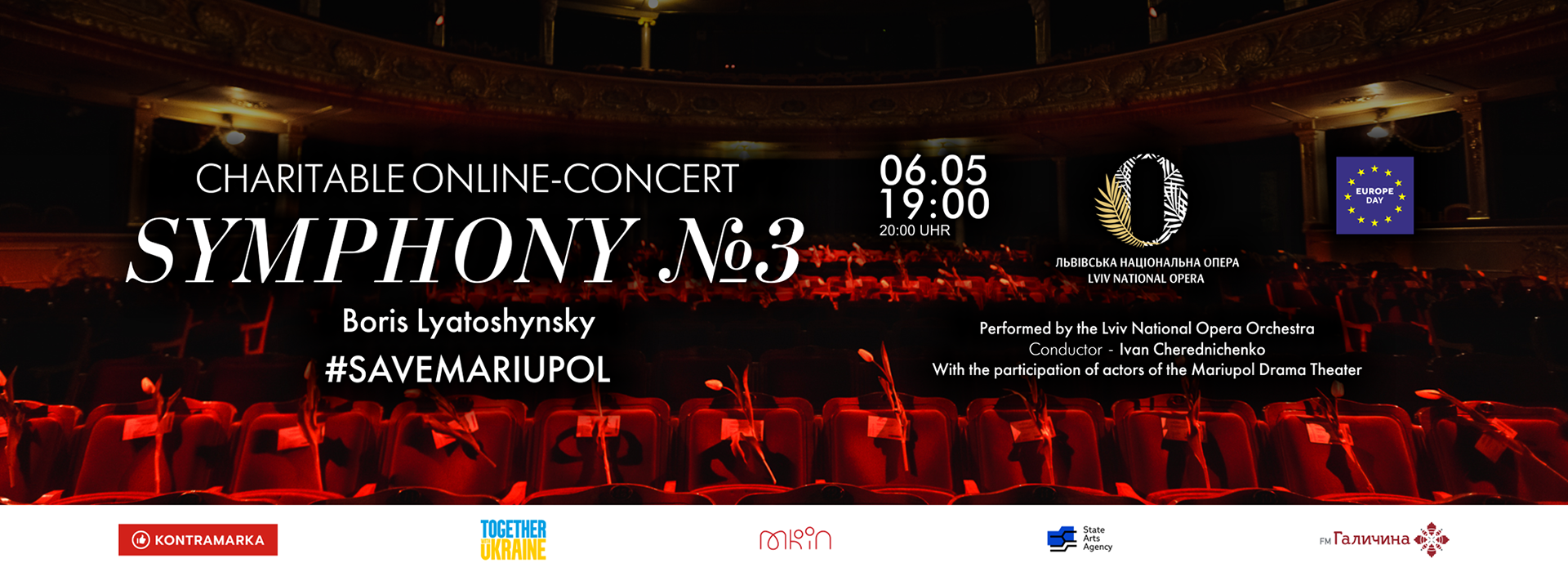 Insieme dall’Ucraina – 6 maggio concerto in streaming