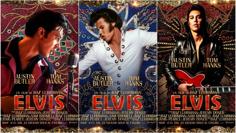 Elvis: Austin Butler è il re del rock’n roll nei tre nuovi poster