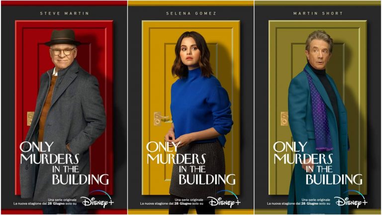 “Only Murders In The Building”: i protagonisti nei Character Poster Ufficiali della seconda stagione