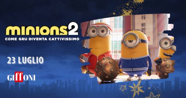 “Minions 2 – Come Gru diventa cattivissimo”: evento speciale a #Giffoni2022