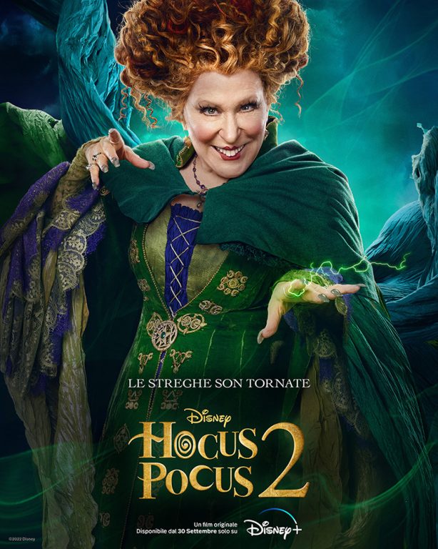 bette midler nel character poster di hocus pocus 2