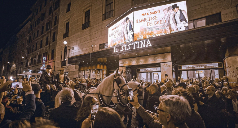 Teatro Sistina: mercoledì sera grande Première de “Il Marchese del Grillo” con Max Giusti protagonista