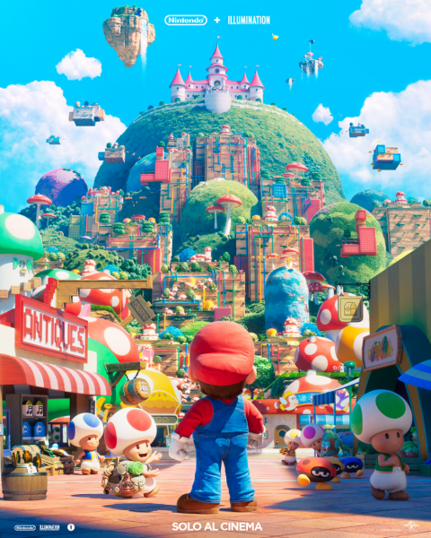 Super Mario di spalle