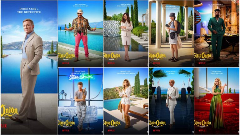 Glass Onion – Knives Out: i character poster dedicati ai protagonisti