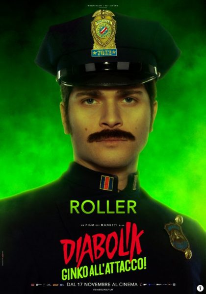 primo piano personaggio roller