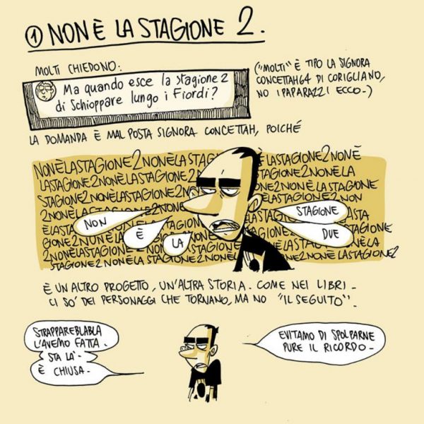 seconda pagina del fumetto