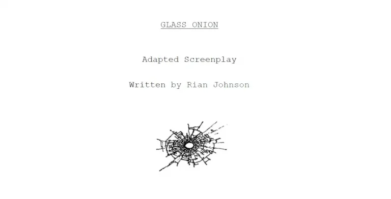 script glass onion