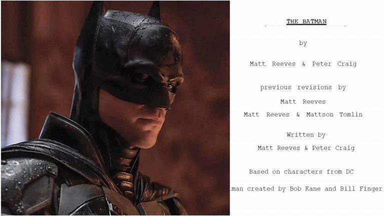 The Batman: la sceneggiatura completa